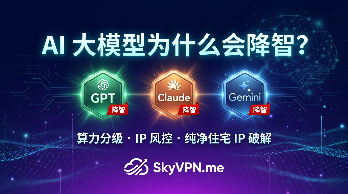 AI 大模型 GPT/Claude/Gemini 为什么会降智?如何解决降智问题?
