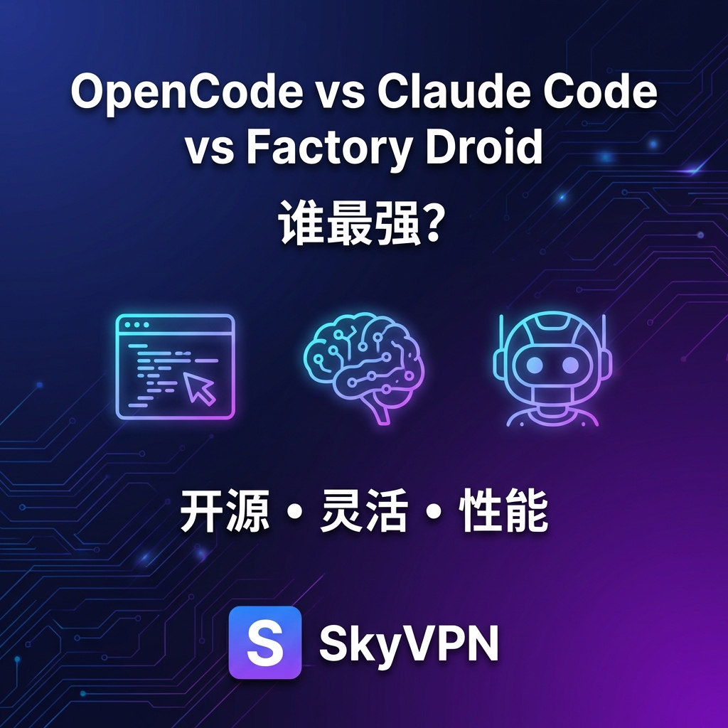 OpenCode vs Claude Code vs Factory Droid 谁最强?